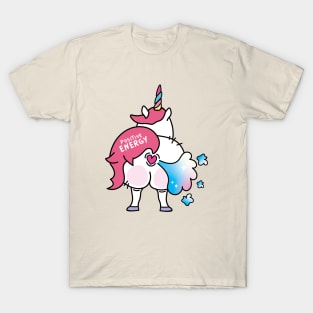 Unicorn farting rainbow T-Shirt